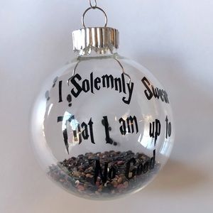 NWT Handcrafted Glass Ornament